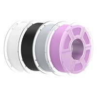 4kg-os Mecpow nagysebességű PLA+ Filament - fehér/lila/szürke/fekete