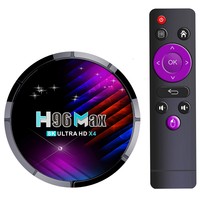H96 Max X4 4GB/32GB Amlogic S905X4 TV Box Android 11 AV1 Dekódolás AC WiFi 4K Miracast DLNA Airplay - EU csatlakozó