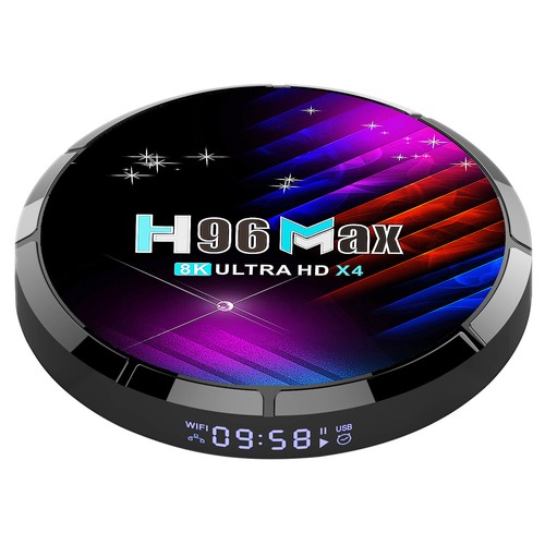 H96 Max X4 4GB/32GB Amlogic S905X4 TV-Box Android 11 AV1-Dekodierung ac WLAN 4K Miracast DLNA AirPlay – EU-Stecker