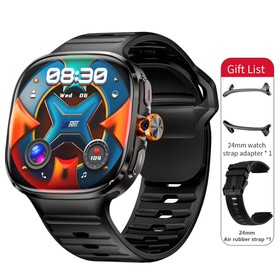 LOKMAT APPLLP 6 MAX Smartwatch mit schwarzem Armband