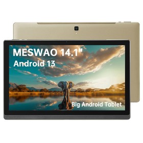MESWAO B1 14,1-Zoll-Tablet, 6 GB RAM, 128 GB Speicher, EU-Stecker, Gold
