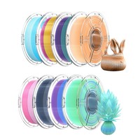 8kg Mecpow HS PETG Filament - Rózsaszín-fehér/Kék-lila/Indigófehér/Kék-zöld/Narancs-fehér/Kék-fehér/Rózsaszín-sárga/Zöld-lila