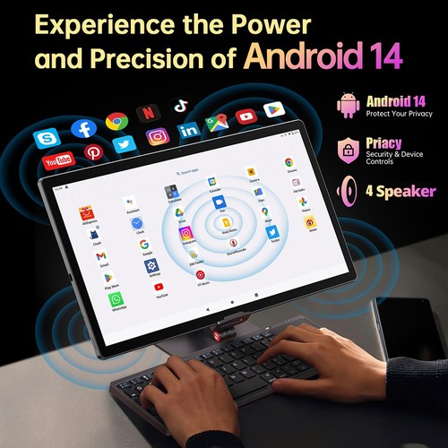 MESWAO B3 Pro 15,6 tums surfplatta 8 GB 256 GB EU-kontakt svart