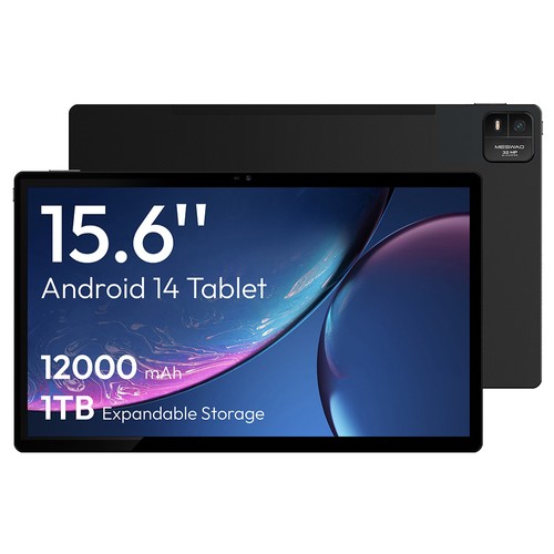 MESWAO B3 Pro 15.6 inch Tablet 8GB 256GB US Plug Black