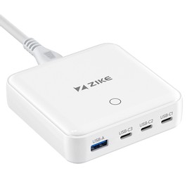 ZIKE Z1810 100W GaN 4 Ports Desktop Charging Station