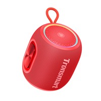 Tronsmart T8 Mini Hordozható Kültéri Hangszóró, 16 W Kimenet, Akár 20 Óra Akkumulátor Üzemidő, IPX7 Vízálló - Piros