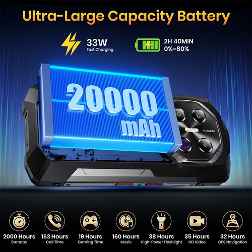 FOSSiBOT F113 5G Robustes Smartphone