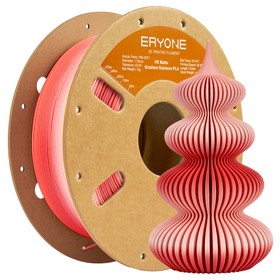 ERYONE High Speed Matte Gradient PLA Filament Red&White