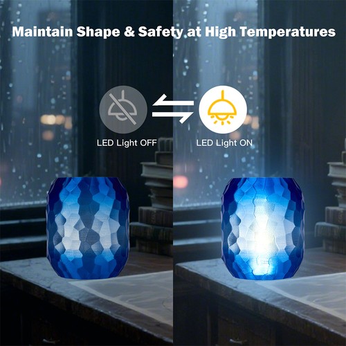 ERYONE Hochgeschwindigkeits-PETG-Filament, transparent, mehrfarbig, Farbverlauf, 1 kg – Dunkelblau