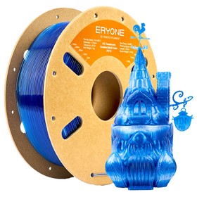 ERYONE Translucent Gradient Multi-Color PETG Filament Dark Blue