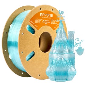 ERYONE Translucent Gradient Multi-Color PETG Filament Light Blue