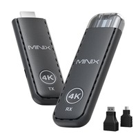 MINIX H4K vezeték nélküli HDMI-HDMI átalakító, 4K Ultra HD, Plug & Play, 50-70m átviteli távolság