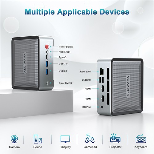 ALLIWAVA U58 Mini-PC 16GB 512GB