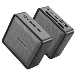 (Mini PC compatible OpenClaw) ALLIWAVA U58 Mini PC, AMD Ryzen 7 5825U 8 cœurs (4,5 GHz max.), 32 Go de RAM, SSD 512 Go, 2 ports HDMI + USB-C, affichage 4K à 60 Hz sur trois écrans, Wi-Fi 6E, Bluetooth 5.2, 2 ports USB 3.0, 2 ports USB 2.0