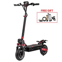 BOYUEDA Q7 Pro Max Elektromos Roller, 1600 W-os * 2 Motor, 52 V 28 Ah Akkumulátor, 10 hüvelykes gumiabroncs, 70 km/h Max. Sebesség, 110 km Hatótávolság, Dupla Hidraulikus Tárcsafék, Első Hidraulikus Lengéscsillapító & Hátsó Rugós Lengéscsillapító, LC