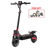 BOYUEDA Q7 Pro Max Trottinette électrique, moteur 1600 W x 2, batterie 52 V 28 Ah, pneu 10 pouces, vitesse maximale 70 km/h, autonomie 110 km, doubles freins à disque hydrauliques, amortisseur hydraulique avant et amortisseur à ressort arrière, écran LCD