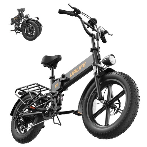 URLIFE T5 Elcykel 750W 48V 13Ah 45km/h Svart