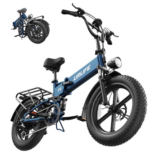 URLIFE T5 Elcykel 750W 48V 13Ah 45km/h Blå