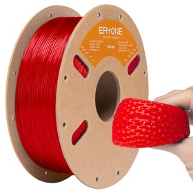 ERYONE TPU 85A Filament Transparent Red