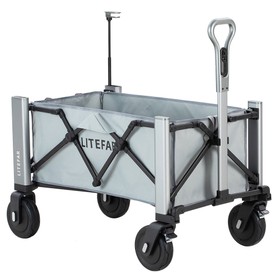 LITEFAR Orion Remote-Controlled Electric Utility Wagon Gray