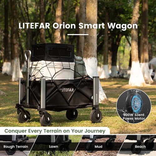 LITEFAR Orion ferngesteuerter elektrischer Nutzfahrzeugwagen, Grau