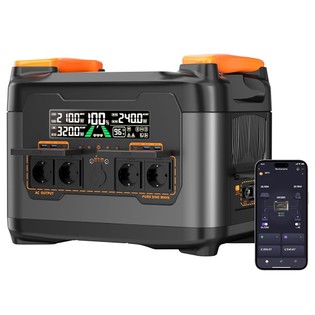 Coupon Geekbuying NECESPOW S2400 Portable Power Station, 2400W Output, 2048Wh LiFePO₄ Battery, 13 Ports, 1.5H Fast Charging, 20ms UPS Backup, App Control, for Outdoor/RV/Home Use