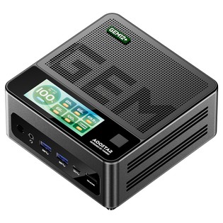 Coupon Geekbuying AOOSTAR GEM12+ Pro Mini PC Barebone (No RAM No SSD) with Display, Fingerprint Unlock, AMD Ryzen 7 Pro 8845HS 8 Core Max 5.1GHz, HDMI2.1 + DP1.4+ USB4 + Type-C 4K Four Screen Display, WiFi 6 Bluetooth 5.2, 2*2.5G LAN, 2*USB3.2, 2*USB2.0, 1*Oculink