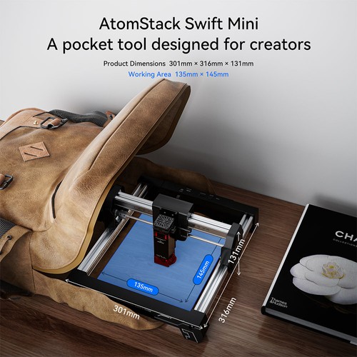 ATOMSTACK Swift Mini 3W Lasergravierer