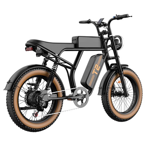 URLIFE T2 Elektrofahrrad 500W 48V 15,6Ah 25km/h Braun