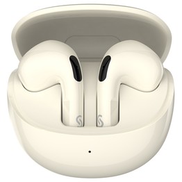 SOUNARC Q3 Fülhallgató, Bluetooth 5.3, IPX5 Vízálló, Akár 20 Óra Lejátszási Idő - Bézs