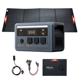 Blackview Oscal PowerMax 1800 SE Station d'alimentation Portable + PM400 Pro 400W Panneau Solaire Pliable
