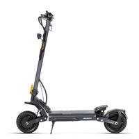 Ausom Gosoul 2 Pro Dupla Motoros Elektromos Roller, 1000 W-os * 2 Motor, 48 V 18 Ah Akkumulátor, 10 colos Gumiabroncsok, 60 km/h Max. Sebesség, 90 km Hatótávolság, Első és Hátsó Tárcsafék, Dupla Lengőkaros Felfüggesztés, NFC Feloldás