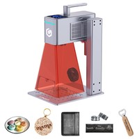 LONGER Nano Duo AI lézergravírozó, 20 W-os kék dióda + 2 W-os infravörös lézer, 300 × 300 mm-es munkaterület, 10000 mm/s sebesség, 0,00199 mm-es pontosság, kéttengelyes hosszabbító, 16 MP-es AI kamera, intelligens függőleges vágás, 3D dombornyomás, k