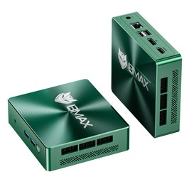 BMAX B6 Turbo Mini PC, Intel Core i5-8257U 4 Cœurs jusqu'à 3,9GHz, 16GB DDR4 RAM 512GB SSD, HDMI + DP Dual 4K Display, 4×USB, RJ45 LAN, Prise audio 3,5 mm, WiFi 6, Bluetooth 5.2