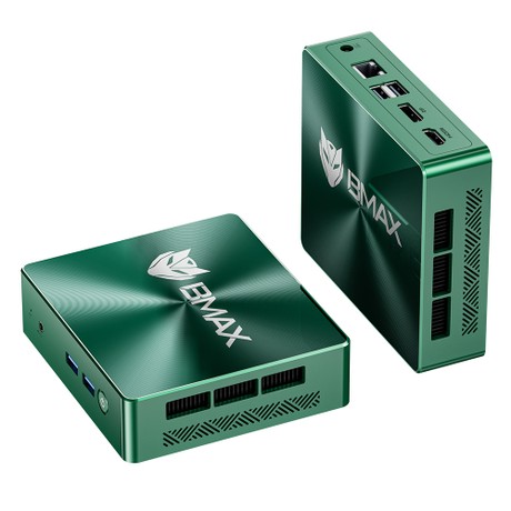 BMAX B6 Turbo Mini PC, Intel Core i5-8257U 4 Cores Up to 3.9GHz, 16GB DDR4 RAM 512GB SSD, HDMI + DP Dual 4K Display, 4×USB, RJ45 LAN, 3.5mm Audio Jack, WiFi 6, Bluetooth 5.2