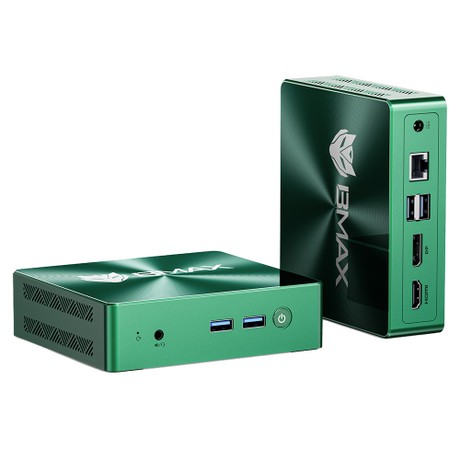 BMAX B6 Turbo Mini PC, Intel Core i5-8257U 4 Cores Up to 3.9GHz, 16GB DDR4 RAM 512GB SSD, HDMI + DP Dual 4K Display, 4×USB, RJ45 LAN, 3.5mm Audio Jack, WiFi 6, Bluetooth 5.2