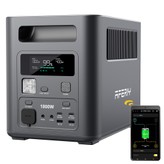 AFERIY Nomad1800 P180 Tragbare Powerstation, 1024Wh LiFePO4 Akku, 1800W reiner Sinus-Wechselstrom, <10ms USV, 9 Ausgänge mit 140W PD USB-C, schnelles Dual-Eingangs-Laden