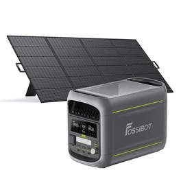 FOSSiBOT F1800 Tragbare Powerstation + 1×SP420 420W Tragbares Solarpanel