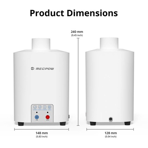 Mecpow P50 Purificateur de fumée avec 2 filtres – Image 8