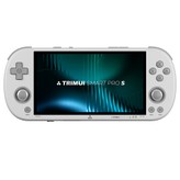 Trimui Smart Pro S Handheld Game Console, 256GB TF Card, 4.96 inch 1280*720 IPS Screen, 6 Hours Battery Life, 8GB Storage - White