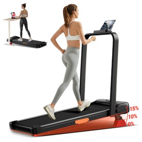ROBORE U18F Foldable Treadmill with 15% Incline