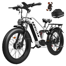 PHILIAM F3 PRO Vélo électrique à double moteur 1000 W x 2 52 V 23 Ah