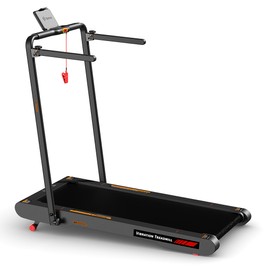 Sperax P3Pro Tapis de marche vibrant avec poignée pliable, moteur servo silencieux de 750W, inclinaison manuelle de 6%, vitesse maximale de 12 km/h, courroie à 5 couches, 8 amortisseurs, capacité de 120 kg, écran Bluetooth