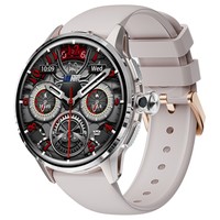 LOKMAT APPLLP 3 okosóra, 1,6 hüvelykes AMOLED HD kijelző, SIM kártya támogatás, 3 GB + 32 GB memória, GPS és WiFi kapcsolat, Android okosóra, egészségfigyelés és fitneszkövető - ezüst