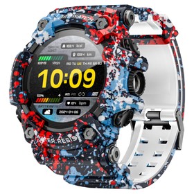 LOKMAT ATTACK GT Smart Watch Floral Blue