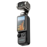 Xtra Muse zsebgimbal kamera, 1 hüvelykes CMOS érzékelő, 3 tengelyes mechanikus stabilizálás, 4K 60FPS Ultra HD vlogoló kamera, AI témakövetés, 230°-os panorámagimbal, 2 hüvelykes érintőképernyő, függőleges videó mód, 161 perces akkumulátor-üzemidő, P