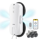 FMART T11 Fensterputzroboter mit 10 Wischtüchern, 5300Pa Saugkraft, 4-Wege-Automatik-Sprühfunktion, 100ml Tank, 60mm schlankes Design, 20min Laufzeit, 4m Sicherheitsseil, intelligente Navigation, Fernbedienung