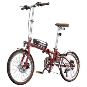 ONESPORT OT02 Pro Vélo électrique pliable 250 W 36 V 5,2 Ah rouge
