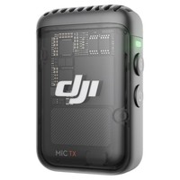 Felújított DJI Mic 2 adó, vezeték nélküli csíptetős mikrofon, 2,4 GHz-es 250 m-es átvitel, 32 bites lebegőpontos / 48 kHz-es 24 bites felvétel, 8 GB belső tárhely, AI zajszűrés, 6 órás akkumulátor, mágneses csipesz - árnyékfekete