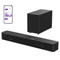 ULTIMEA Poseidon R3T 2.1 csatornás soundbar mélynyomó hangszórókészlet, 240 W csúcsteljesítmény, vezeték nélküli mélynyomó, VoiceMX párbeszédkiegészítés, alkalmazásvezérlés, 10 sávos hangszínszabályzó, 121 előre beállított EQ beállítás, HDMI ARC/eARC